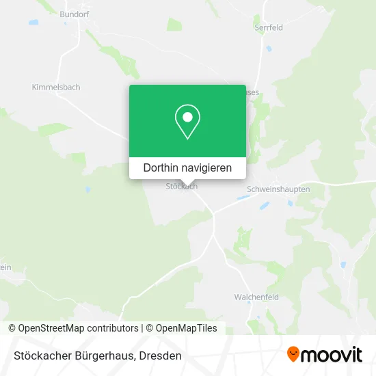 Stöckacher Bürgerhaus Karte