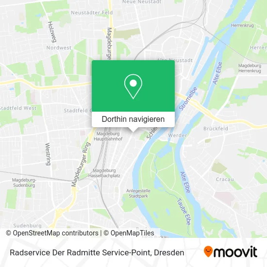 Radservice Der Radmitte Service-Point Karte