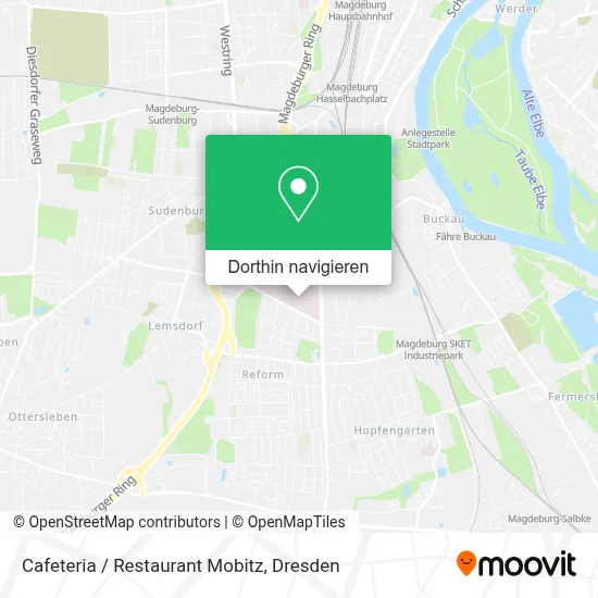 Cafeteria / Restaurant Mobitz Karte