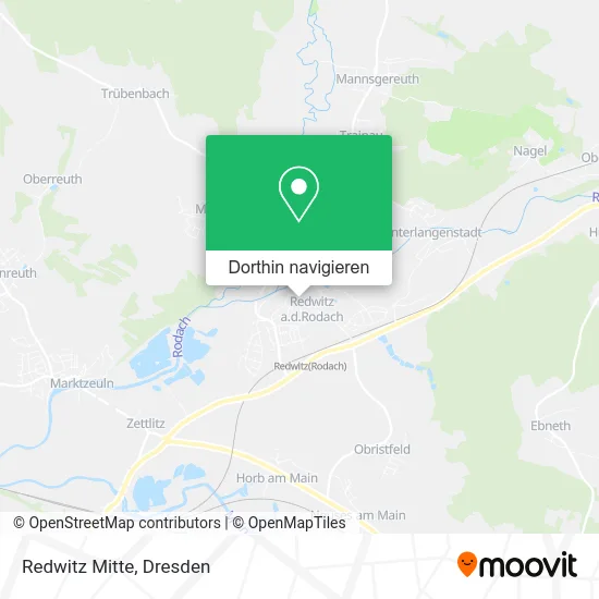 Redwitz Mitte Karte