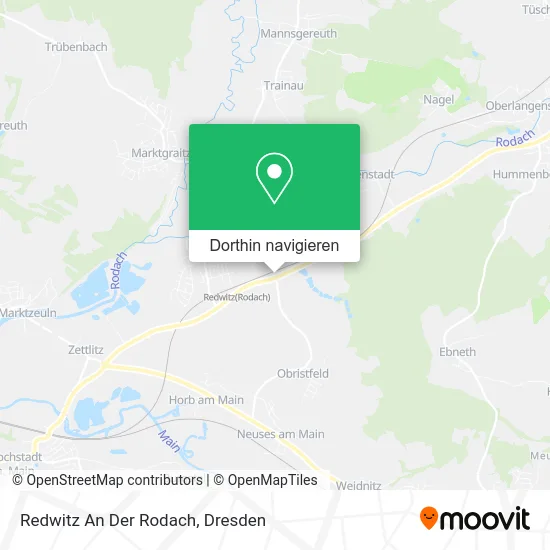 Redwitz An Der Rodach Karte