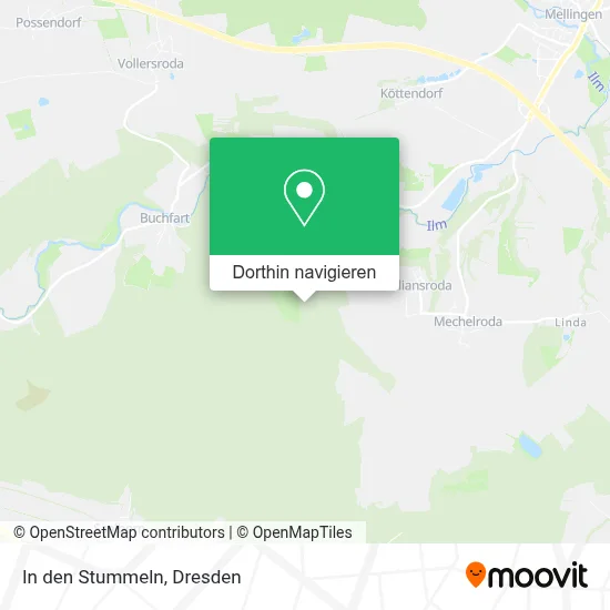 In den Stummeln Karte