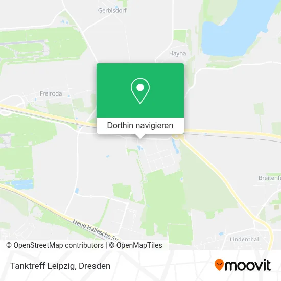 Tanktreff Leipzig Karte