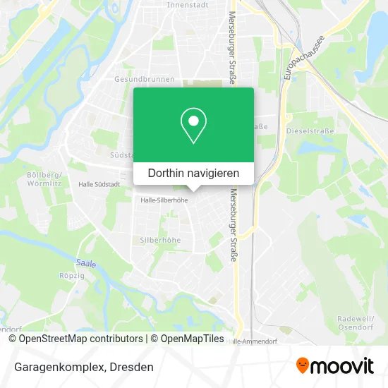 Garagenkomplex Karte