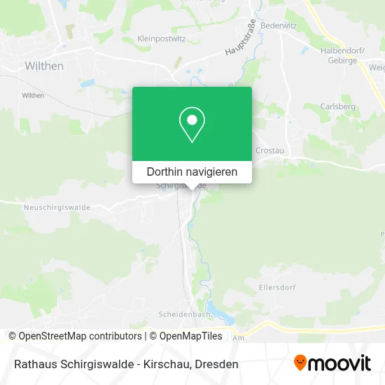 Rathaus Schirgiswalde - Kirschau Karte