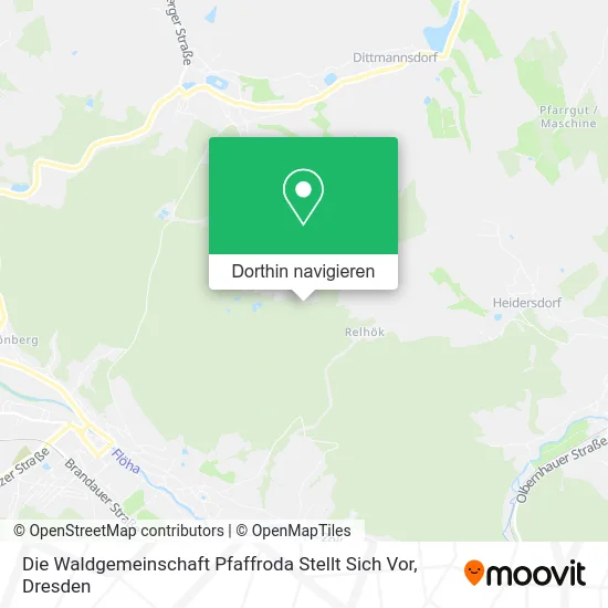 Die Waldgemeinschaft Pfaffroda Stellt Sich Vor Karte