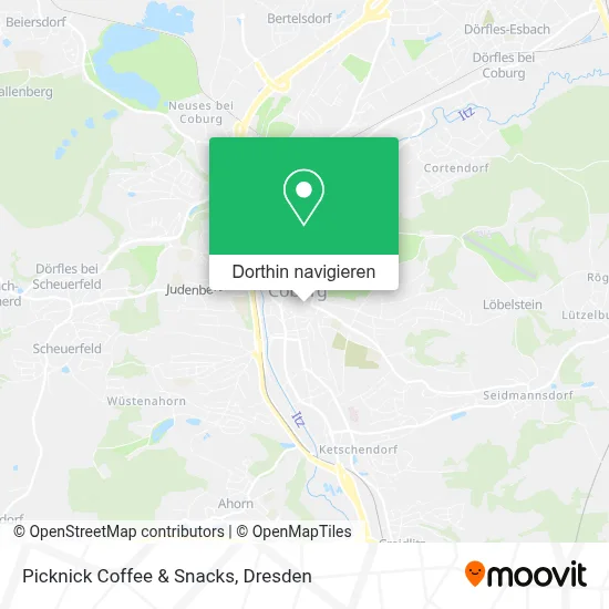 Picknick Coffee & Snacks Karte