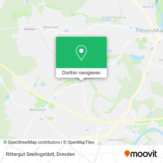 Rittergut Seelingstädt Karte