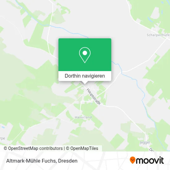 Altmark-Mühle Fuchs Karte