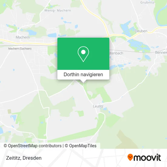 Zeititz Karte