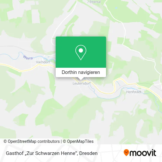 Gasthof „Zur Schwarzen Henne” Karte