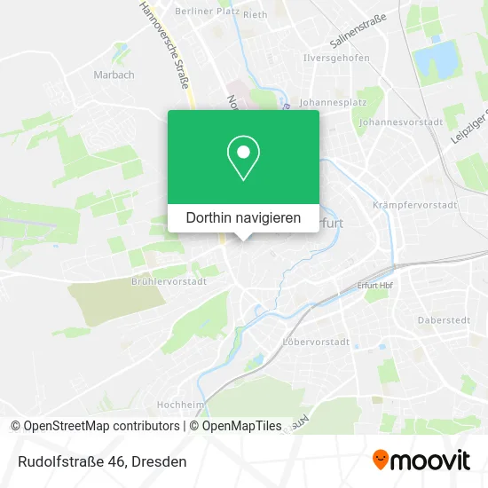 Rudolfstraße 46 Karte