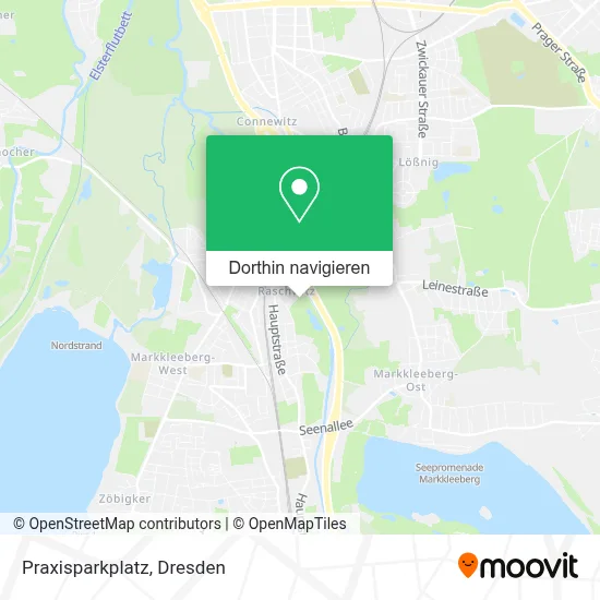 Praxisparkplatz Karte