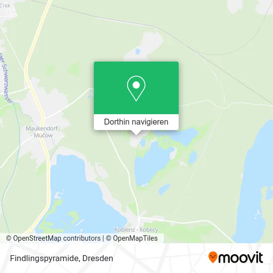 Findlingspyramide Karte