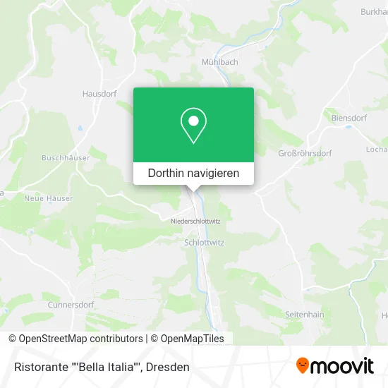 Ristorante ""Bella Italia"" Karte