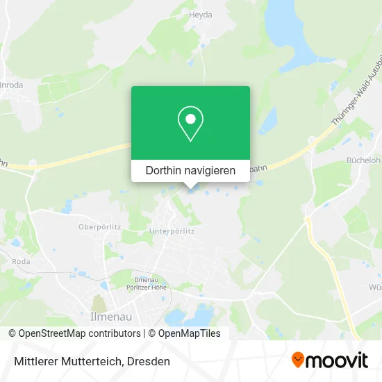 Mittlerer Mutterteich Karte