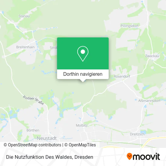 Die Nutzfunktion Des Waldes Karte