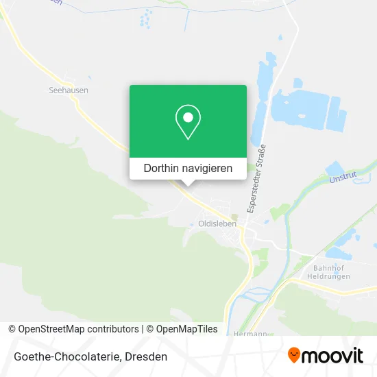 Goethe-Chocolaterie Karte