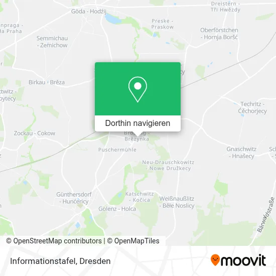 Informationstafel Karte