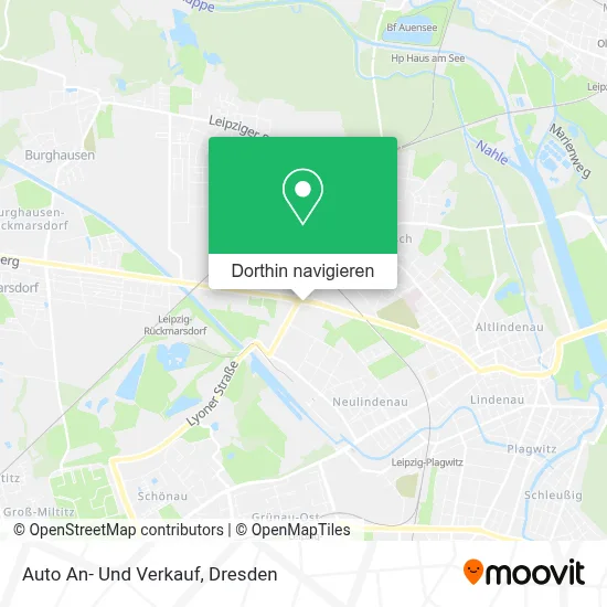 Auto An- Und Verkauf Karte