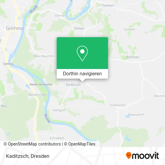 Kaditzsch Karte