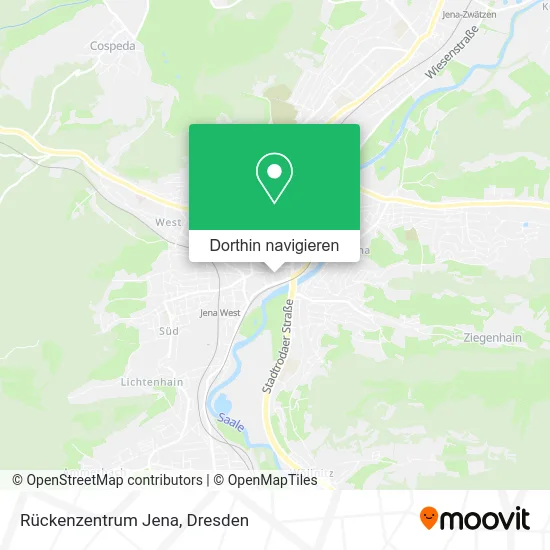 Rückenzentrum Jena Karte