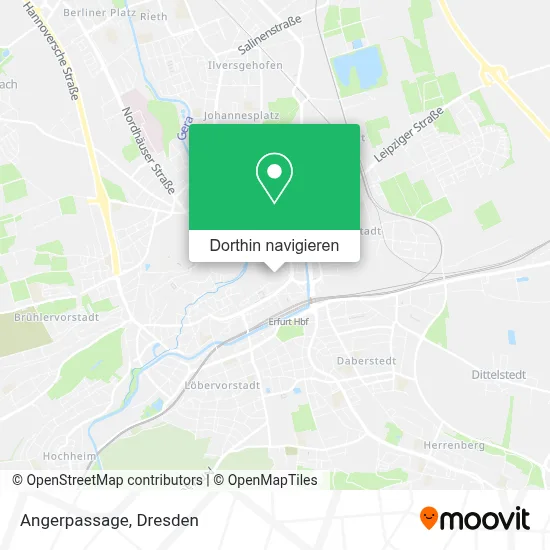 Angerpassage Karte