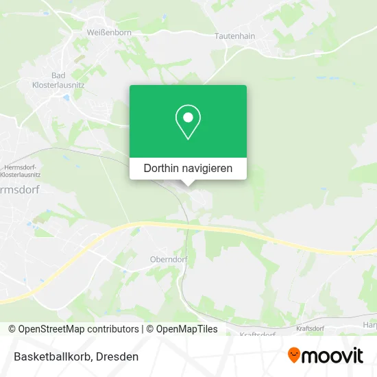 Basketballkorb Karte