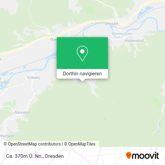 Ca. 370m Ü. Nn. Karte