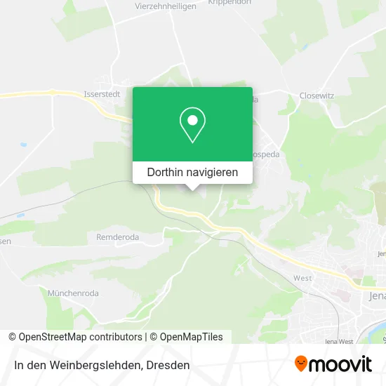 In den Weinbergslehden Karte