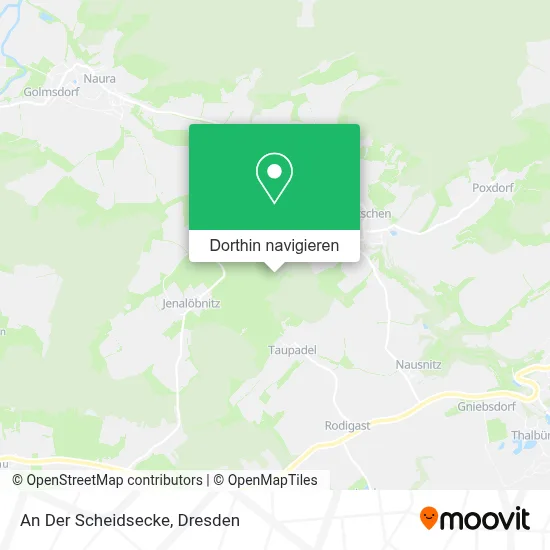 An Der Scheidsecke Karte