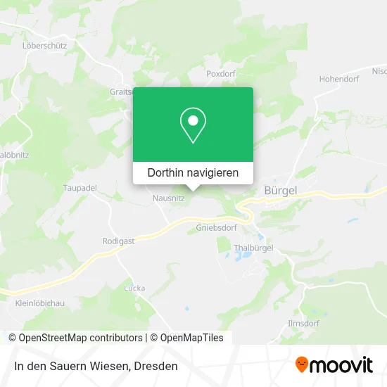 In den Sauern Wiesen Karte