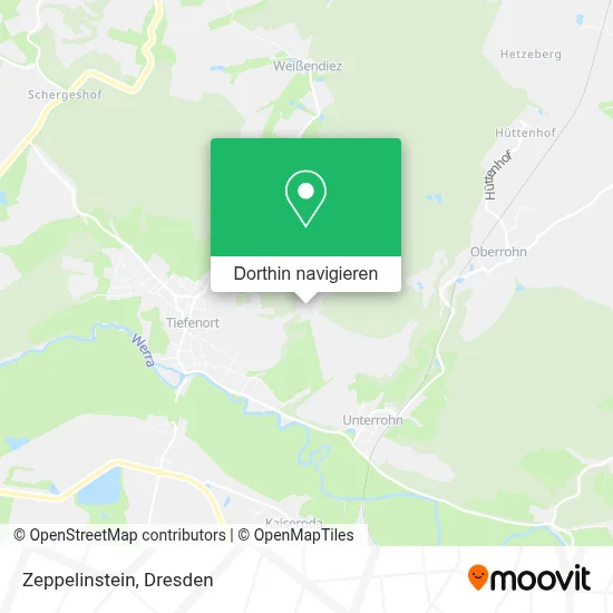 Zeppelinstein Karte