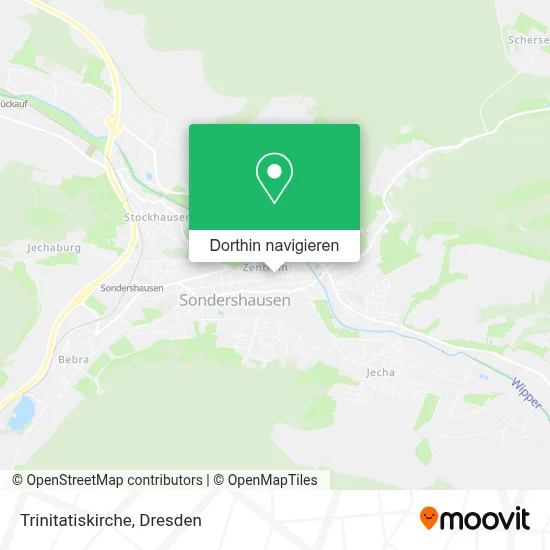 Trinitatiskirche Karte