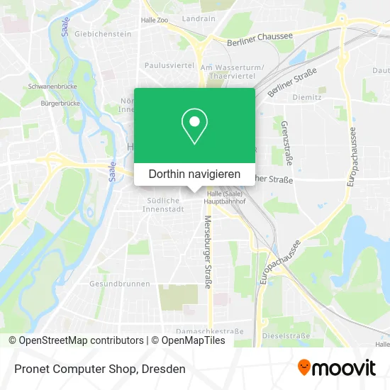 Pronet Computer Shop Karte