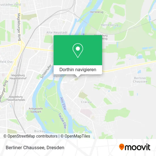 Berliner Chaussee Karte