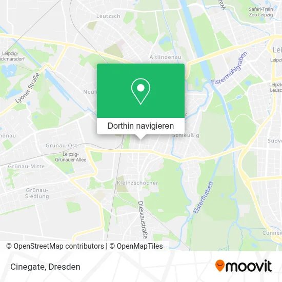 Cinegate Karte