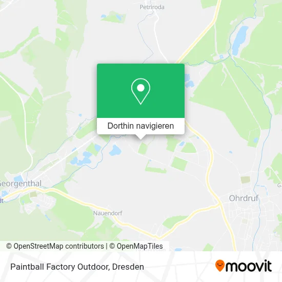 Paintball Factory Outdoor Karte