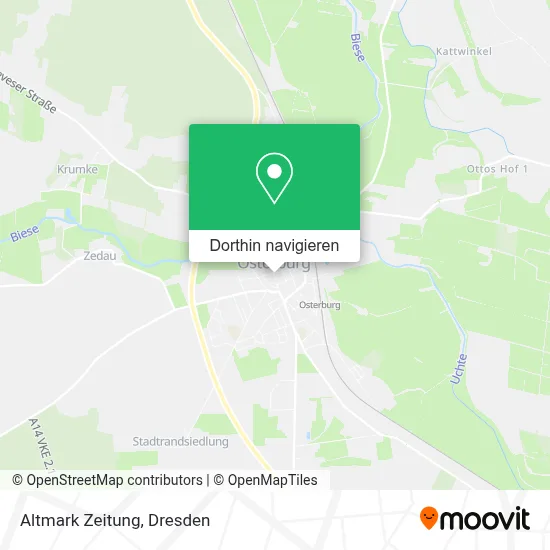 Altmark Zeitung Karte