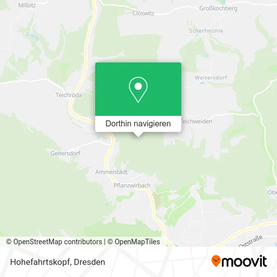 Hohefahrtskopf Karte