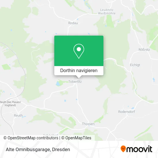 Alte Omnibusgarage Karte