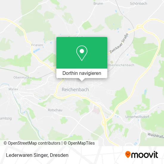 Lederwaren Singer Karte