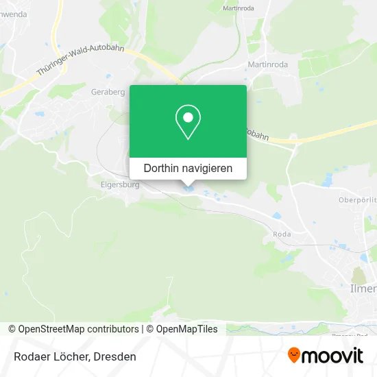 Rodaer Löcher Karte