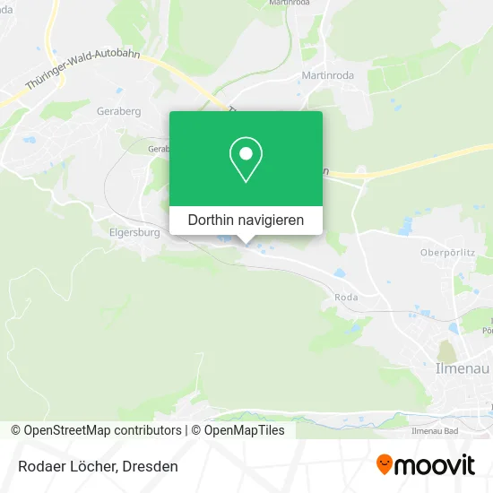 Rodaer Löcher Karte