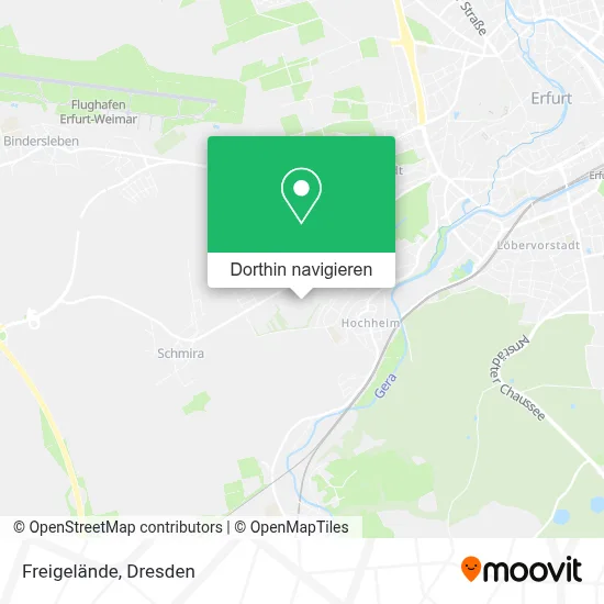 Freigelände Karte