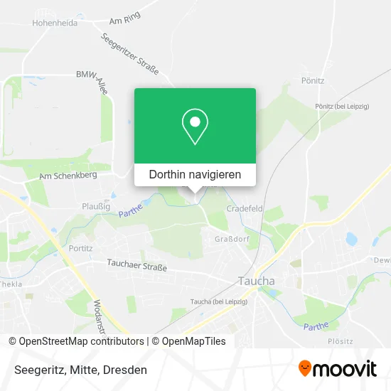 Seegeritz, Mitte Karte