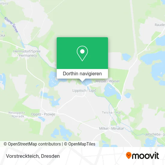 Vorstreckteich Karte