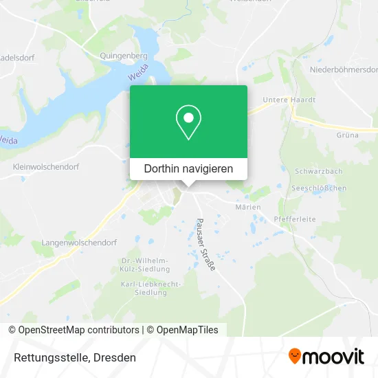 Rettungsstelle Karte