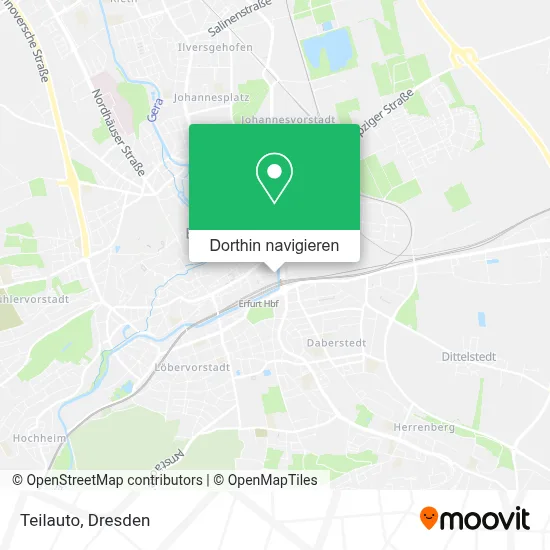 Teilauto Karte