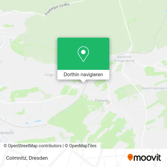 Colmnitz Karte